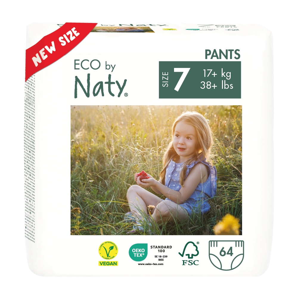 Abonnement aux Couches culottes d'Apprentissage écologiques (Taille 7), , large, Eco by Naty